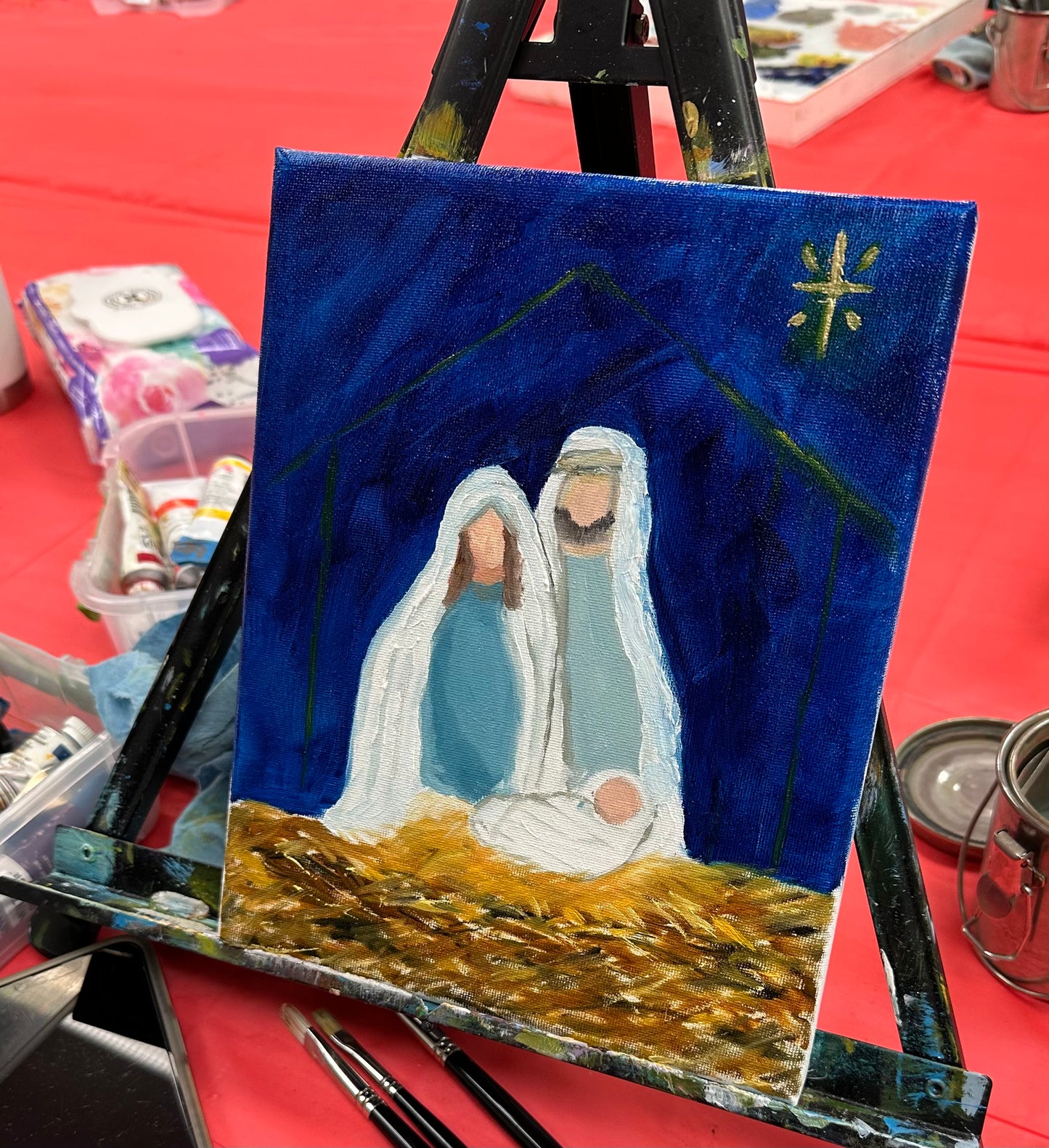 Holiday Painting Party Nativity Scene Sunday, December 7th