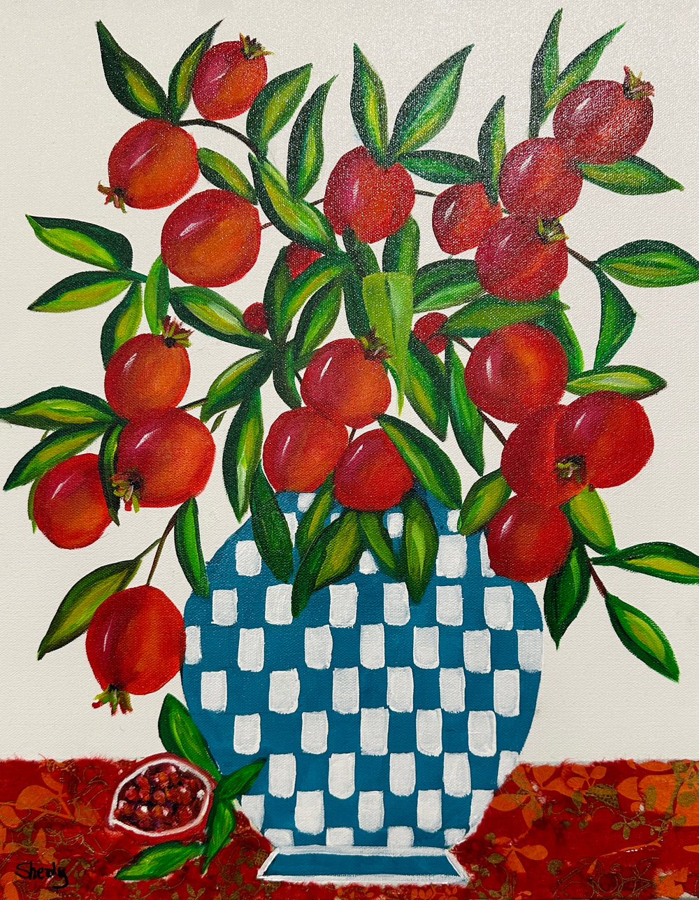 Rhythm and Blooms Pomegranates