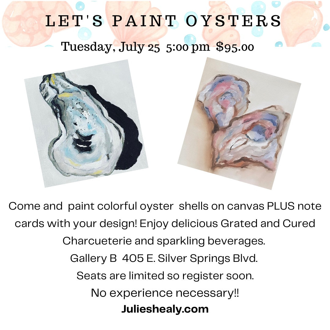 Oyster Painting Party SOLD OUT!