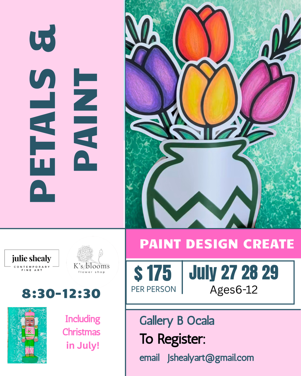 Petals and Paint Summer Camp